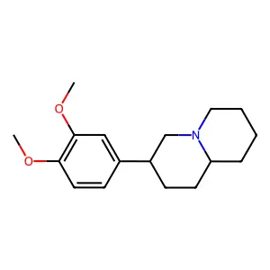 3-(3,4-Dimethoxyphenyl)octahydro-2H-quinolizine structure