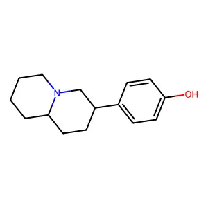 4-(Octahydro-2H-quinolizin-3-yl)phenol structure
