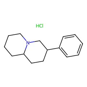 2H-Quinolizine, octahydro-3-phenyl-, hydrochlroide structure