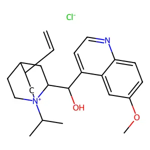 奎宁异丙基氯化物 structure
