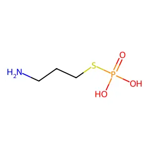 S-(3-Aminopropyl) dihydrogen phosphorothioate structure
