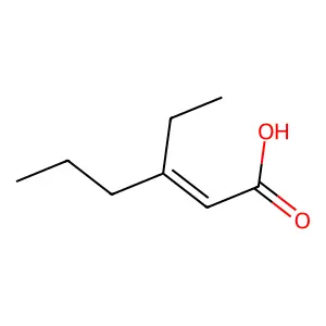 3-乙基-2-己烯酸 structure