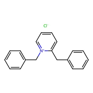 Pyridinium, 1,2-bis(phenylmethyl)-, chloride structure