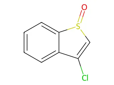 3-Chlorobenzothiophene sulfoxide structure