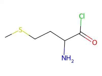 Butanoyl chloride, 2-amino-4-(methylthio)- structure