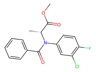 Flamprop M-methyl structure