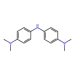 4,4'-双(二甲氨基)二苯胺 structure