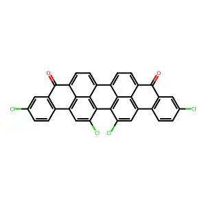 3,12,16,17-Tetrachloroviolanthrene-5,10-dione structure