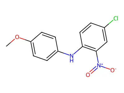 4-chloro-N-(4-methoxyphenyl)-2-nitroaniline structure