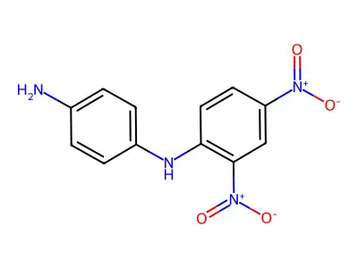 1,4-Benzenediamine, N1-(2,4-dinitrophenyl)- structure