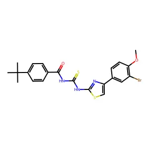 C22H22BrN3O2S2 structure