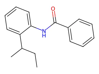 N-(2-sec-butylphenyl)benzamide structure
