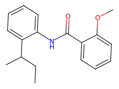 N-(2-butan-2-ylphenyl)-2-methoxybenzamide structure
