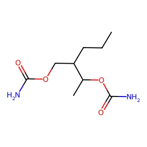 2-丙基-1,3-丁二醇二氨基甲酸酯 structure