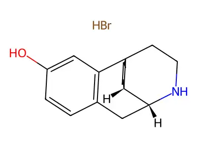 Norlevorphanol hydrobromide structure