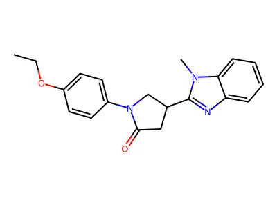 1-(4-Ethoxyphenyl)-4-(1-methylbenzimidazol-2-yl)pyrrolidin-2-one structure