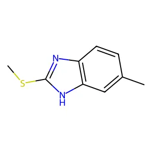 1H-Benzimidazole,5-methyl-2-(methylthio)-(9CI) structure