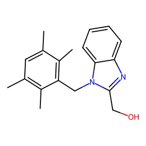 [1-(2,3,5,6-Tetramethyl-benzyl)-1H-benzoimidazol-2-yl]-methanol structure