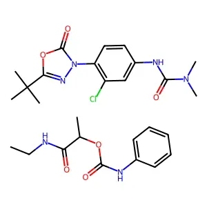 卡草胺-二甲吩隆混合物 structure