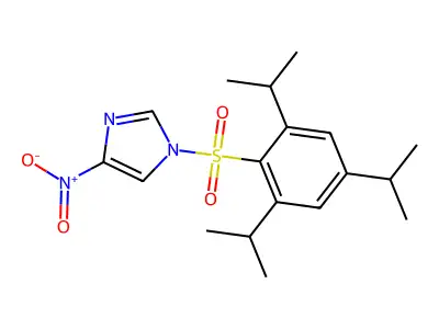 1-(2,4,6-Triisopropylbenzenesulfonyl)-4-nitroimidazole structure