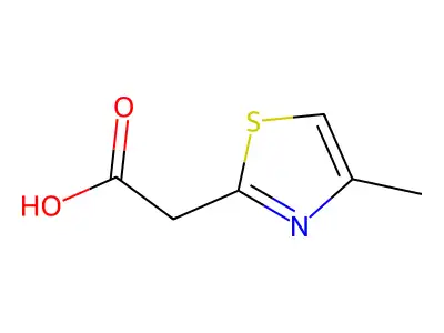 2-(4-Methylthiazol-2-yl)acetic acid structure