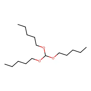 Pentane, 1,1',1''-[methylidynetris(oxy)]tris- structure