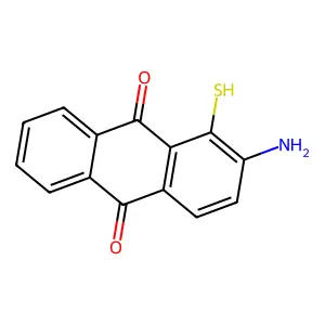 Anthraquinone, 2-amino-1-mercapto- structure