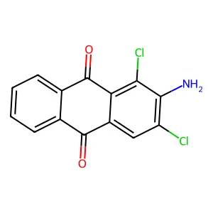 2-Amino-1,3-dichloroanthraquinone structure