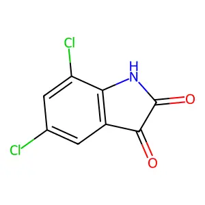 5,7-Dichloro-1H-indole-2,3-dione structure