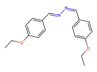 1-(4-ethoxyphenyl)-N-[(4-ethoxyphenyl)methylideneamino]methanimine structure
