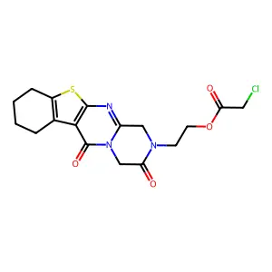 2-(dioxo[?]yl)ethyl 2-chloroacetate structure