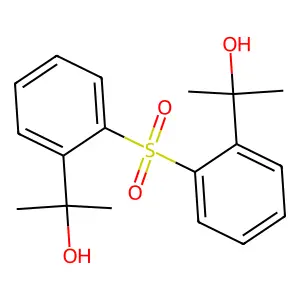 2-[2-[2-(2-Hydroxypropan-2-yl)phenyl]sulfonylphenyl]propan-2-ol structure