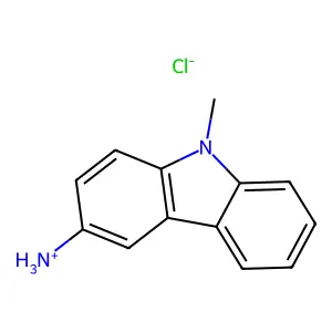 9-Methyl-9H-carbazol-3-amine--hydrogen chloride (1/1) structure