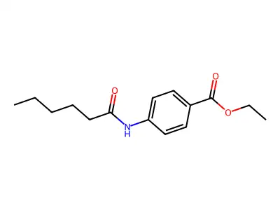 Ethyl 4-(hexanoylamino)benzoate structure