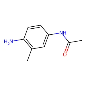 N-(4-amino-3-methylphenyl)acetamide structure