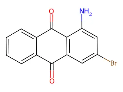 1-Amino-3-bromoanthracene-9,10-dione structure