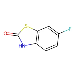 2-Benzothiazolinone, 6-fluoro- structure