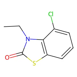 2(3H)-Benzothiazolone, 4-chloro-3-ethyl- structure