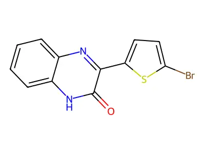 3-(5-Bromothiophen-2-yl)quinoxalin-2-ol structure