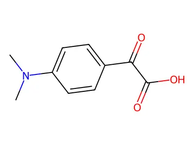 2-(4-(Dimethylamino)phenyl)-2-oxoacetic acid structure