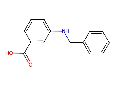 3-(benzylamino)benzoic Acid structure