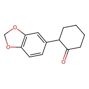 2-(1,3-Benzodioxol-5-yl)cyclohexan-1-one structure