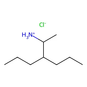 3-丙基己-2-胺-氯化氢(1/1) structure