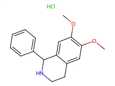 6,7-Dimethoxy-1-phenyl-1,2,3,4-tetrahydroisoquinoline structure