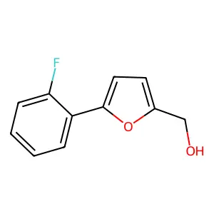 [5-(2-Fluorophenyl)furan-2-yl]methanol structure