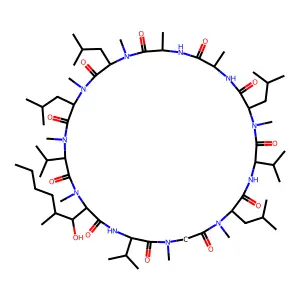Dihydrocyclosporin D structure