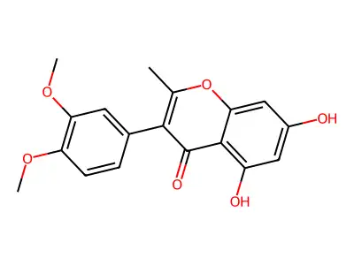 3-(3,4-Dimethoxyphenyl)-5,7-dihydroxy-2-methylchromen-4-one structure