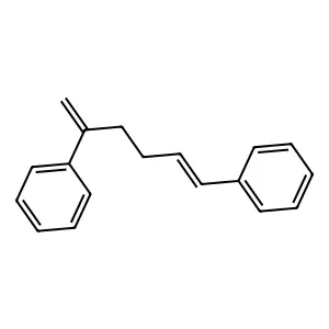 Benzene, 1,1'-(5-methylene-1-pentene-1,5-diyl)bis- structure
