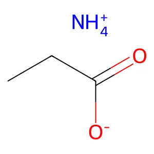 丙酸铵(2:1) structure