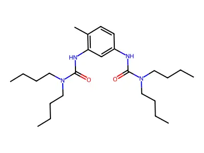 3,3'-(4-Methyl-1,3-phenylene)bis(1,1-dibutylurea) structure